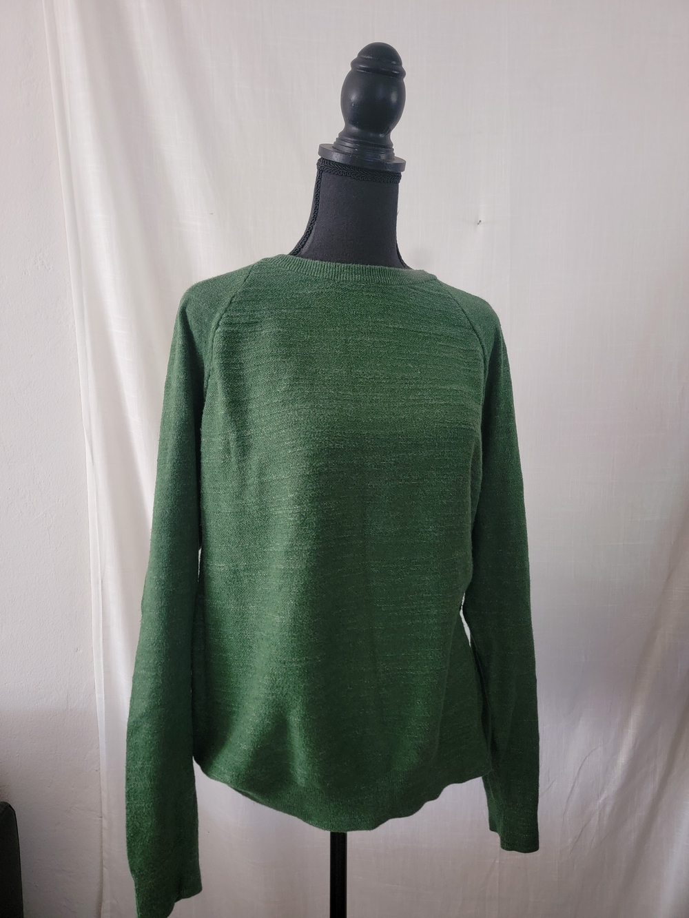 J. Crew Men's Forest Green Crewneck Sweater/L